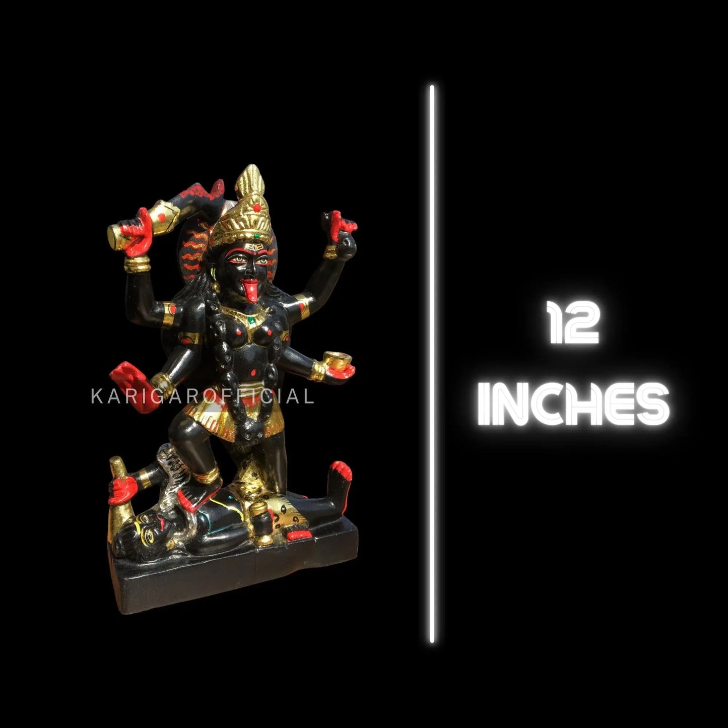 Maa Kali home temple idol 12 inch – gallery view 7