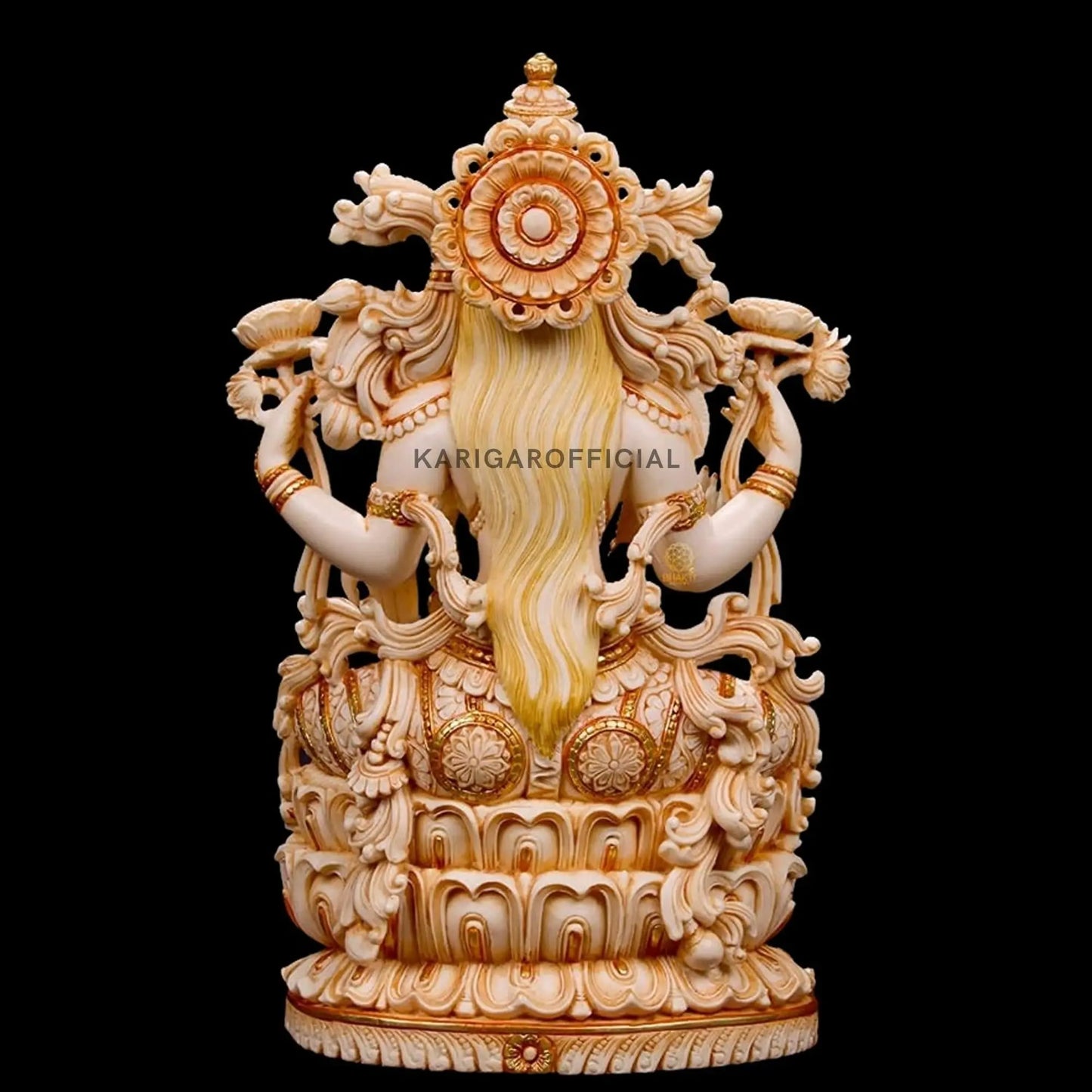 Multicolor Lakshmi home decor idol 15 inch – gallery view 7