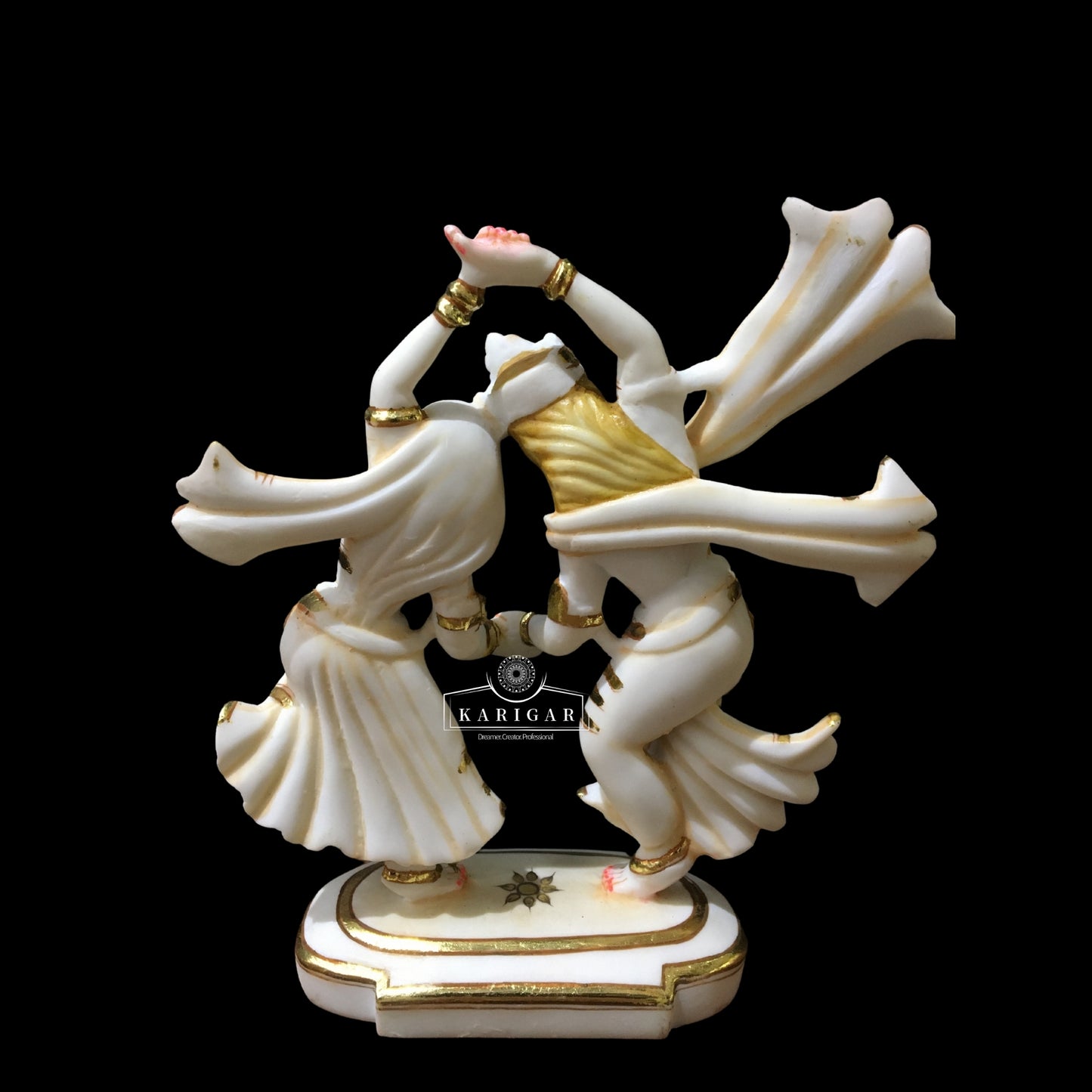 Radha Krishna statue 9 inches Marble Radha Krishna idol divine couple statue Large Radha Krishna figurine Handpainted Radha Krishna Murti Special Wedding Housewarming Anniversary Gifts Sculpture