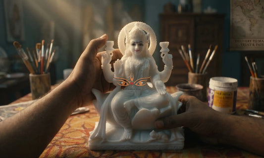 How a 12-Inch Marble Lakshmi Murti Reached Mauritius