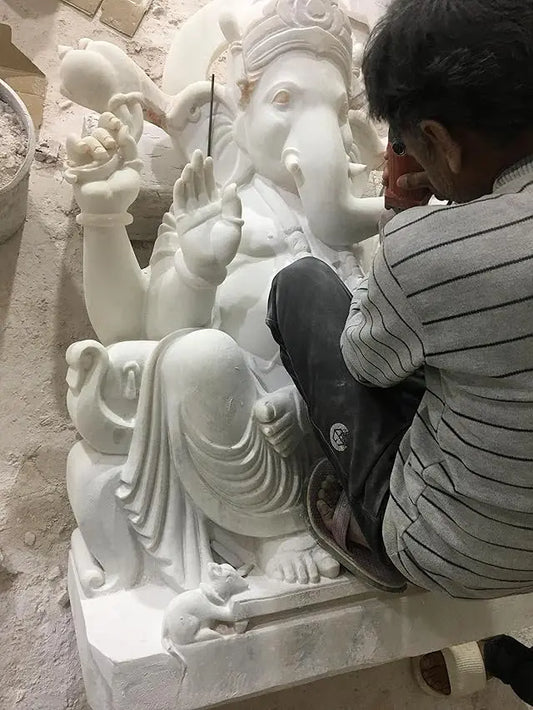 Ganesha, Ganesh Chaturthi, 2026, marble murti, puja room, NRI guide, Makrana marble, Vastu Shastra