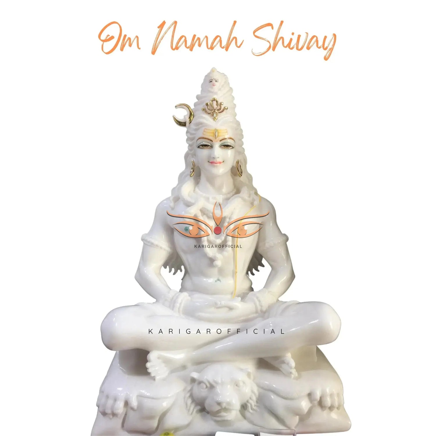 Collection of Shiva Mahadev marble statues from Jaipur