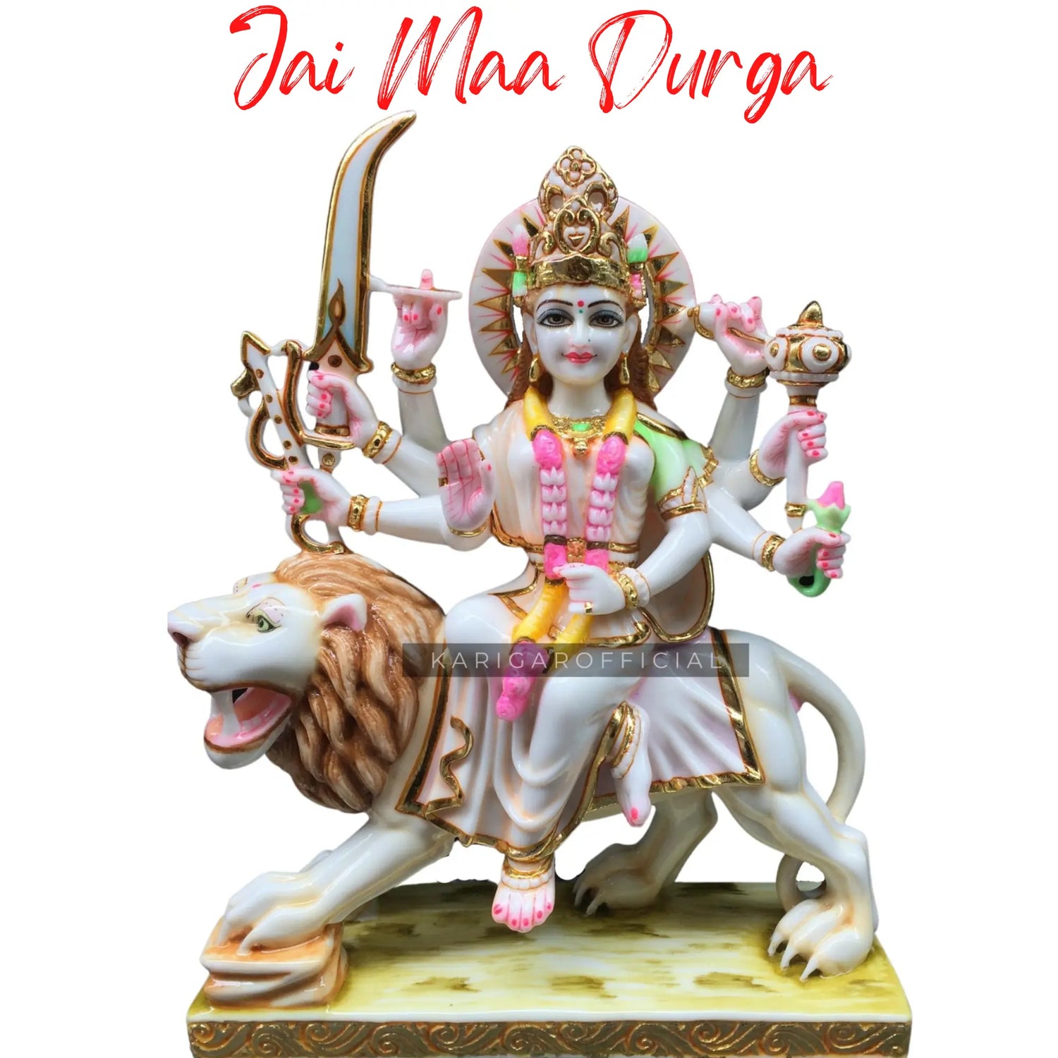 DURGA-MAA-MARBLE-STATUE KARIGAROFFICIAL
