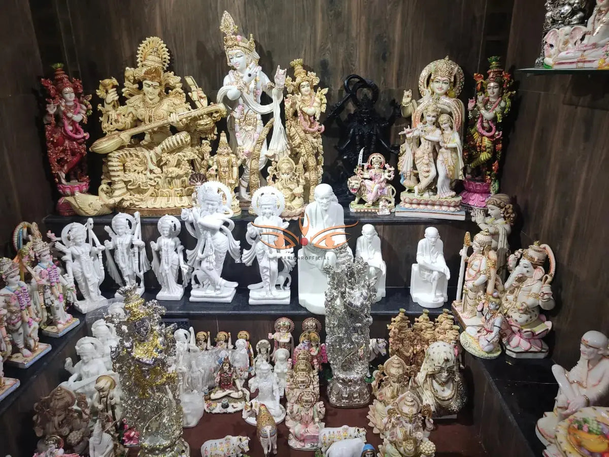 Complete collection of handcrafted Hindu marble statues by KARIGAROFFICIAL