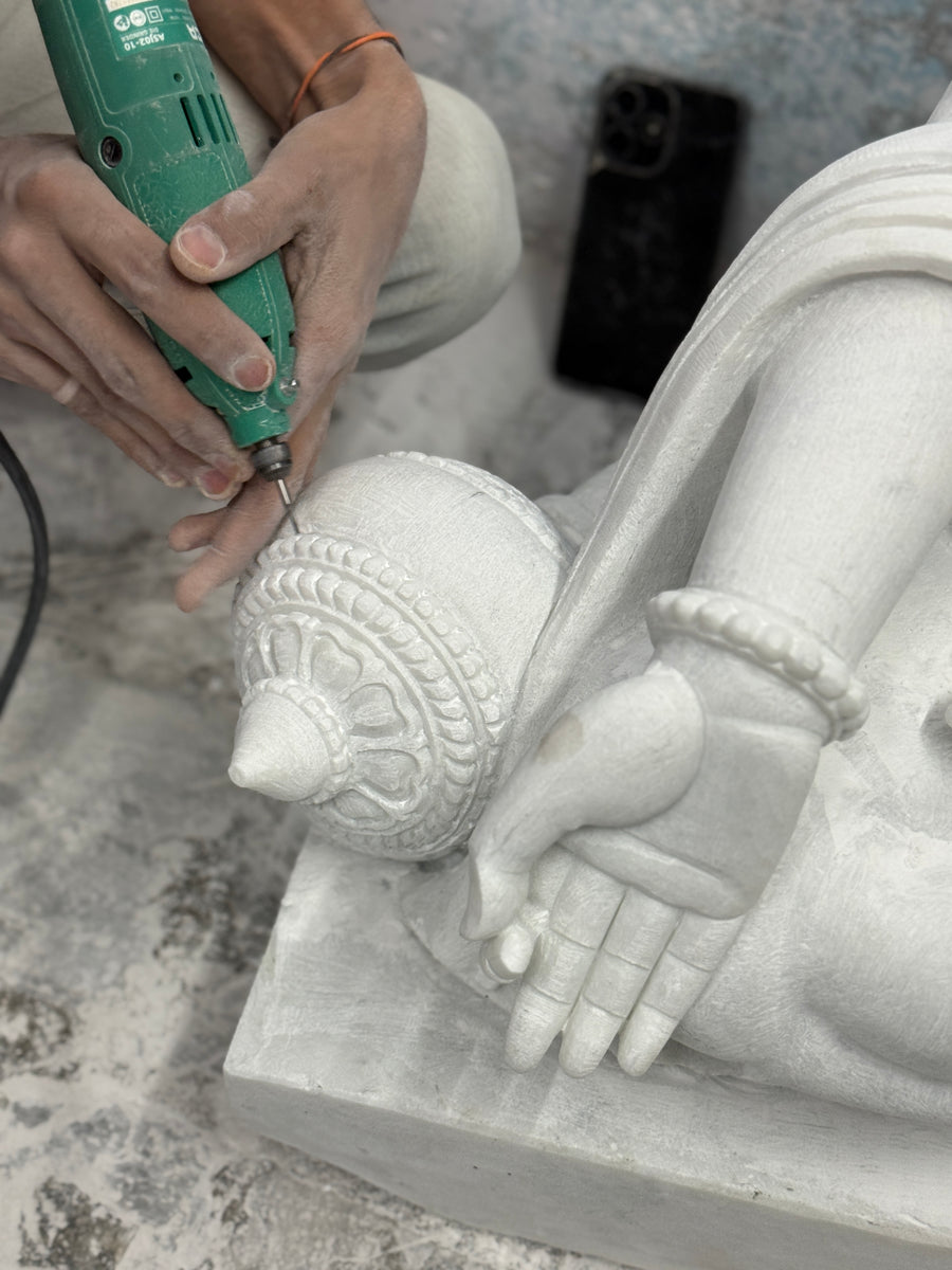 Mudra — hand positions sculpted with precision