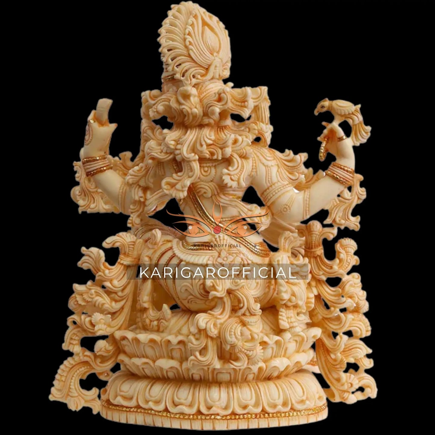 Saraswati Marble Statue 18 Inch – Carved Temple Murti