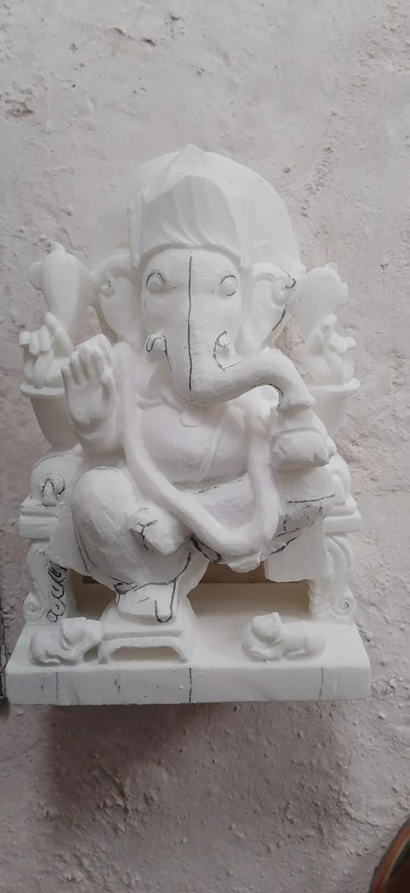 Ganesha Statue final carving has been done and ready to get polish