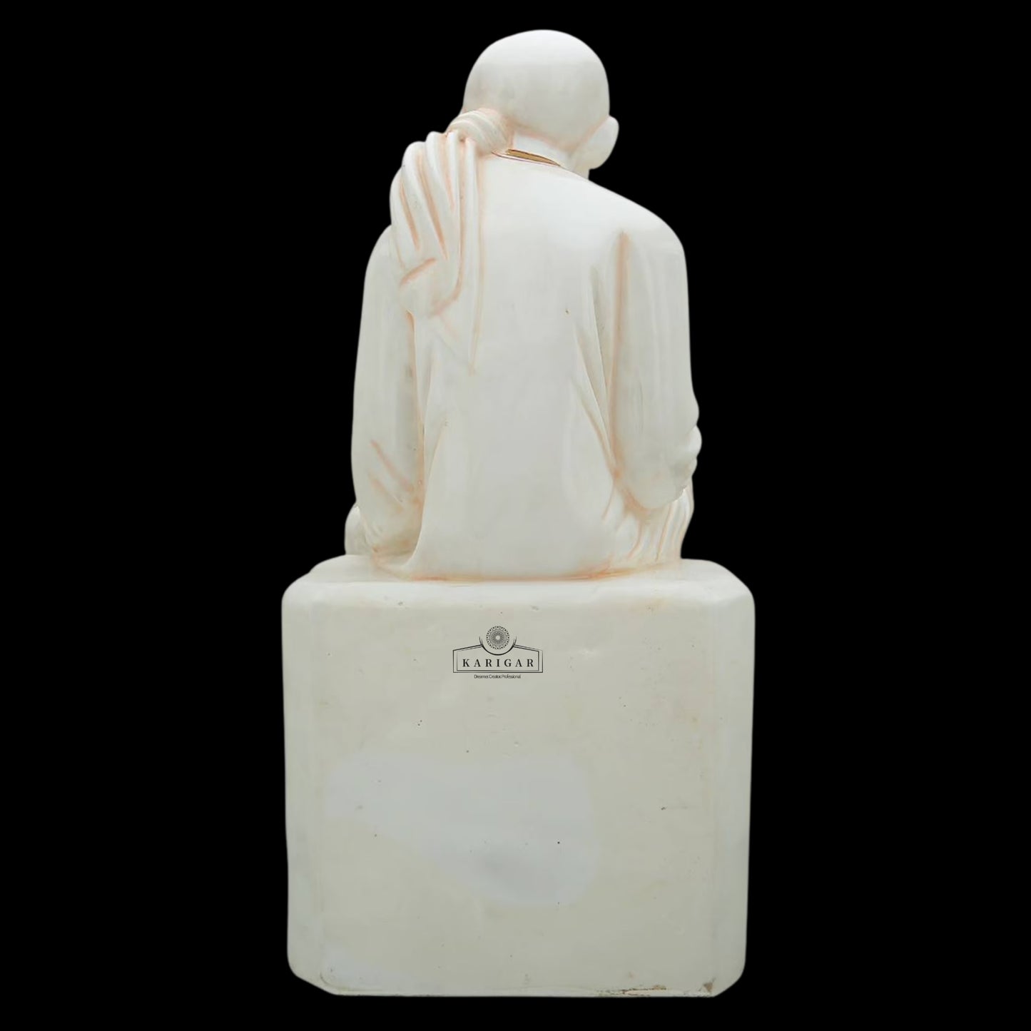 Sai baba Statue Large Marble Sai baba idol, divine statue, Sai baba figurine, Shirdi Sai Baba, Pure Marble Sai Baba Statue, Sri DattaGuru (15 inches) (18 inches)