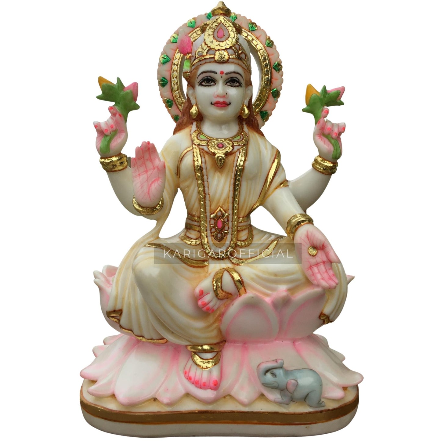 Lakshmi statue 12 inches Marble goddess Indian goddess Big Lakshmi Statue, Big Marble Figurine of Laxmi, goddess of wealth, Immortal nectar, Laxmi idol, Lakshmi sculpture Home decor Anniversary gifts