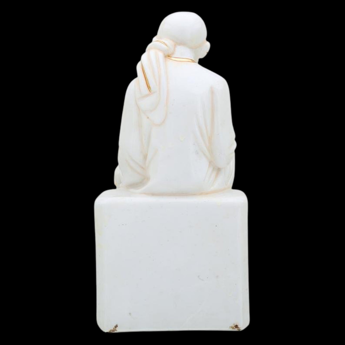 Estatua de Sai Baba Gran ídolo de Sai Baba de mármol, estatua divina, estatuilla de Sai Baba, Shirdi Sai Baba, Estatua de mármol de Sai Baba, Sri DattaGuru (12 pulgadas)